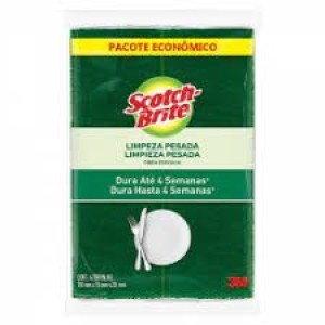 ESPONJA LIMPEZA PESADA SCOTCH BRITE 4UN