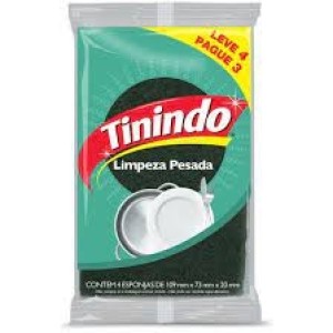 ESPONJA LAVA LOUÇA TININDO 4UN