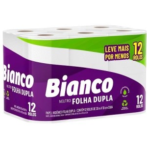 PAPEL HIGIÊNICO  MILI BIANCO FOLHA 12R