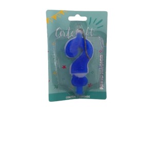 VELA INTERROGAÇÃO AZUL