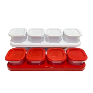 PORTA TEMPEROS C/ 4 POTES KEITA