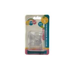BICO DE MAMADEIRA NEWBABY 3 UN
