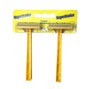 APARELHO DE BARBEAR SUPER BARBA 2 UNID