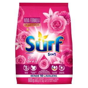 SABÃO EM PÓ SURF ROSAS 800G