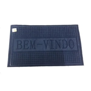 TAPETE BEM VINDO VELUDO RETANG