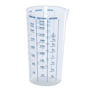 COPO PLÁSTICO DE MEDIDA 500ML