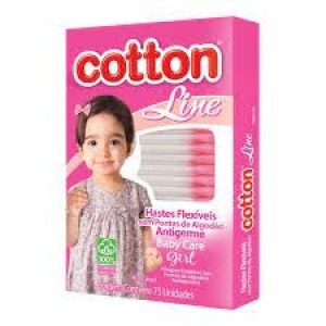 HASTER FLEXÍVEIS COTTON LINE GIRL 75UNID