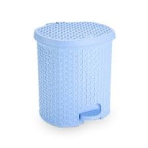 CESTO LIXO RATTAN PEDAL 6L AZUL