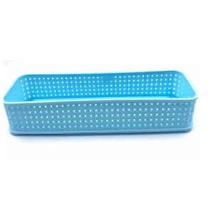CAIXA ORGANIZADORA RATTAN BABY AZUL 20X15